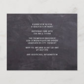 Budget Rustic 3 Foto Abschluss Einladung (Rückseite)