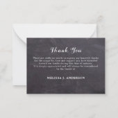 Budget Rustic 3 Foto Beileid Beerdigung Danke Mitteilungskarte (Rückseite)