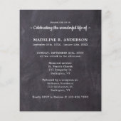 Budget Rustic 5 Foto Gedenkfeier (Rückseite)