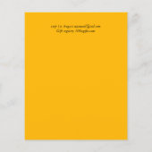 BUDGET Rustic Baby Dusche Sonnenblumen laden ein (Rückseite)