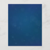 Budget Rustic Blue String Lights Wedite Einladung (Rückseite)