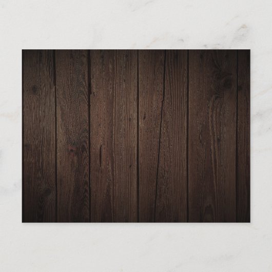 Budget Rustic Boho Blume Script Probe Dinner Einladungspostkarte (Rückseite)