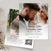 Budget Rustic Boho Chic 2 Foto Hochzeit Einladung