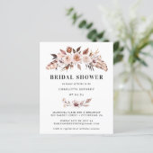 Budget Rustic Earth Ton Boho Brautparty (Stehend Vorderseite)