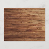 Budget Rustic Frohe Weihnachten Foto Flyer (Hinten)