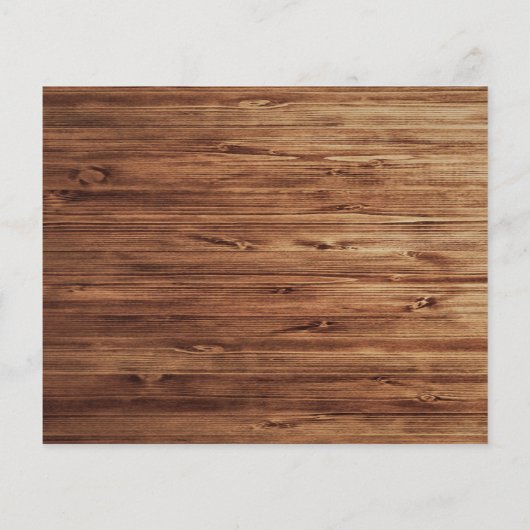 Budget Rustic Frohe Weihnachten Foto Flyer (Hinten)