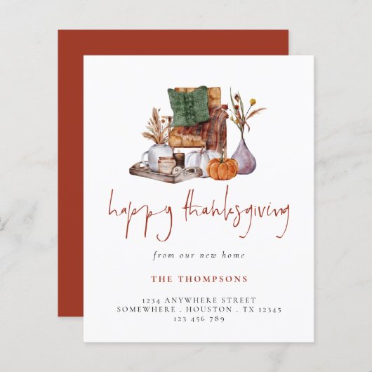 Budget Rustic Happy Thanksgiving von New Zuhause (Vorne/Hinten)