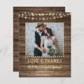 Budget Rustic Holz String Lights Hochzeit Vielen D (Vorne/Hinten)