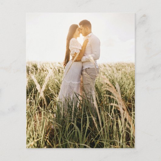 BUDGET Rustic Mason Jar Lights Wood WEDD Flyer (Hinten)