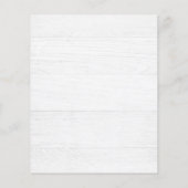 Budget Rustic Nautical Wedding Danke Karte (Rückseite)