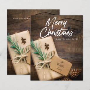 Budget Rustic Rentier & Present Frohe Weihnachten