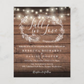 Budget Rustic String Light Hochzeit im Herbst Einl (Vorderseite)