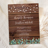 Budget Rustic String Lights QR Code Wedite