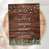 Budget Rustic String Lights QR Code Wedite