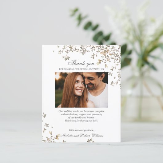 BUDGET RUSTIC Summer Spring Foto DANK IHNEN QRcode (Stehend Vorderseite)