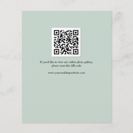 BUDGET RUSTIC Summer Spring Foto DANK IHNEN QRcode (Rückseite)