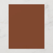 Budget Rustic Terracotta Hochzeit Einladung (Rückseite)