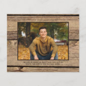 Budget Rustic Wood Abschluss 4 Foto Ankündigung (Rückseite)