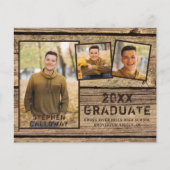 Budget Rustic Wood Abschluss 4 Foto Ankündigung (Vorderseite)