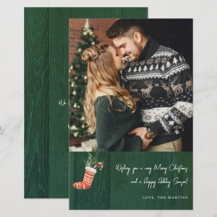 Budget RusticGreenWood & Christmas Strumpf Anmerku