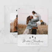 Budget Rustikal Frohe Weihnachten 2 Foto Weihnacht (Vorne/Hinten)