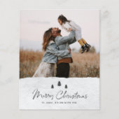 Budget Rustikal Frohe Weihnachten 2 Foto Weihnacht (Vorderseite)