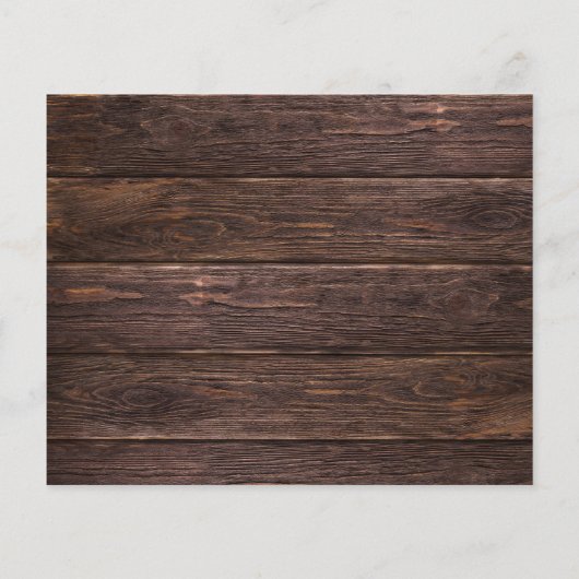 Budget Rustikal frohe Weihnachtsbaum & Instant Fot (Rückseite)