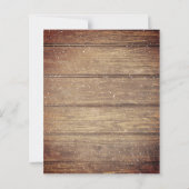 Budget Rustikale 4 Foto Vintag Red Truck Card (Rückseite)