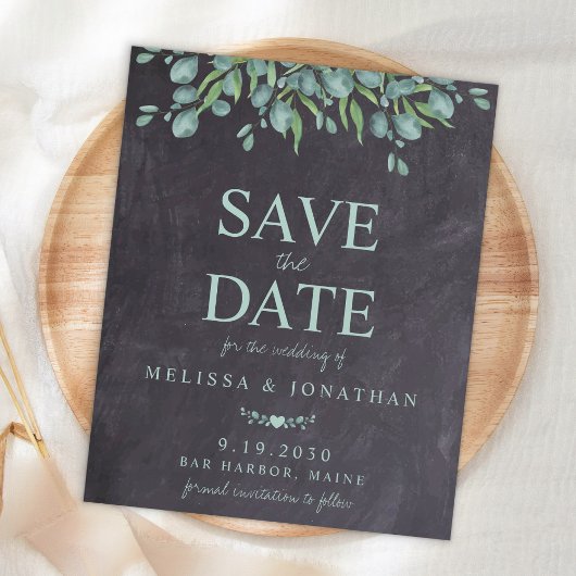 Budget Rustikale Aquarellwiesen Save the Date