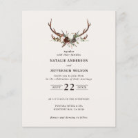 Budget Rustikale Blumenfreunde laden zur Hochzeit