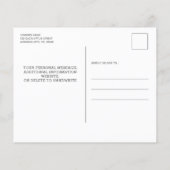 Budget Rustikale botanische Eukalyptus Wedite Einl (Rückseite)