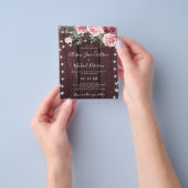 Budget rustikale Brauerei Einladung Flyer (Gruppe)