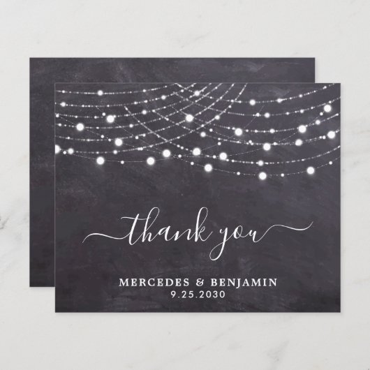 Budget Rustikale Chalkboard String Lights Vielen D (Vorne/Hinten)