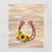 Budget Rustikale Cowboy Stiefel und Hut Sonnenblum (Rückseite)