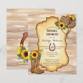 Budget Rustikale Cowboy Stiefel und Hut Sonnenblum