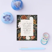 Budget rustikale elegante Hochzeit sparen Sie das  Flyer (Einzeln)