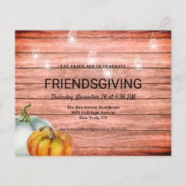 Budget Rustikale Erntedank Einladung. Flyer