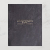 Budget Rustikale Eukalyptus Bridal Dusche Einladun (Rückseite)