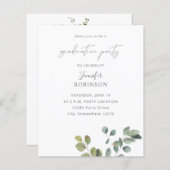 Budget Rustikale Eukalyptus Duo 2 Graduierungspart (Vorne/Hinten)