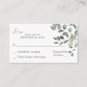 Budget Rustikale Eukalyptus Duo 2SM Keine UAWG Begleitkarte (Vorderseite)