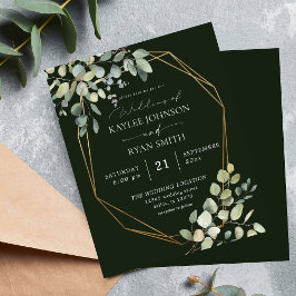 Budget Rustikale Eukalyptus & Gold Wedding - Green