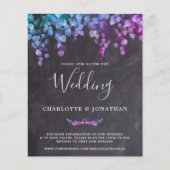 Budget Rustikale Eukalyptus Slate QR Code Wedding (Vorderseite)