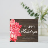 Budget Rustikale Firmenfeiertage Weihnachten (Stehend Vorderseite)