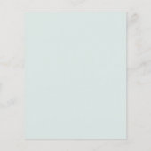 Budget Rustikale Foliage Sage Grüne Hochzeit Einla (Rückseite)