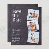 Budget Rustikale Fotos QR-Hochzeit speichern das D (Vorne/Hinten)