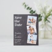 Budget Rustikale Fotos QR-Hochzeit speichern das D (Stehend Vorderseite)