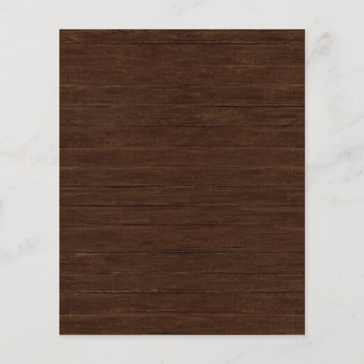 Budget Rustikale Holz String Lights Hochzeit einla (Rückseite)