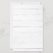 Budget Rustikale Hütte Weihnachten Party Einladung (Rückseite)