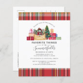 Budget Rustikale Karierte Lieblings-Dinge Weihnach (Vorne/Hinten)