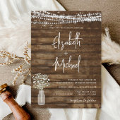 Budget Rustikale Landhäuser Lichter Hochzeit Einla